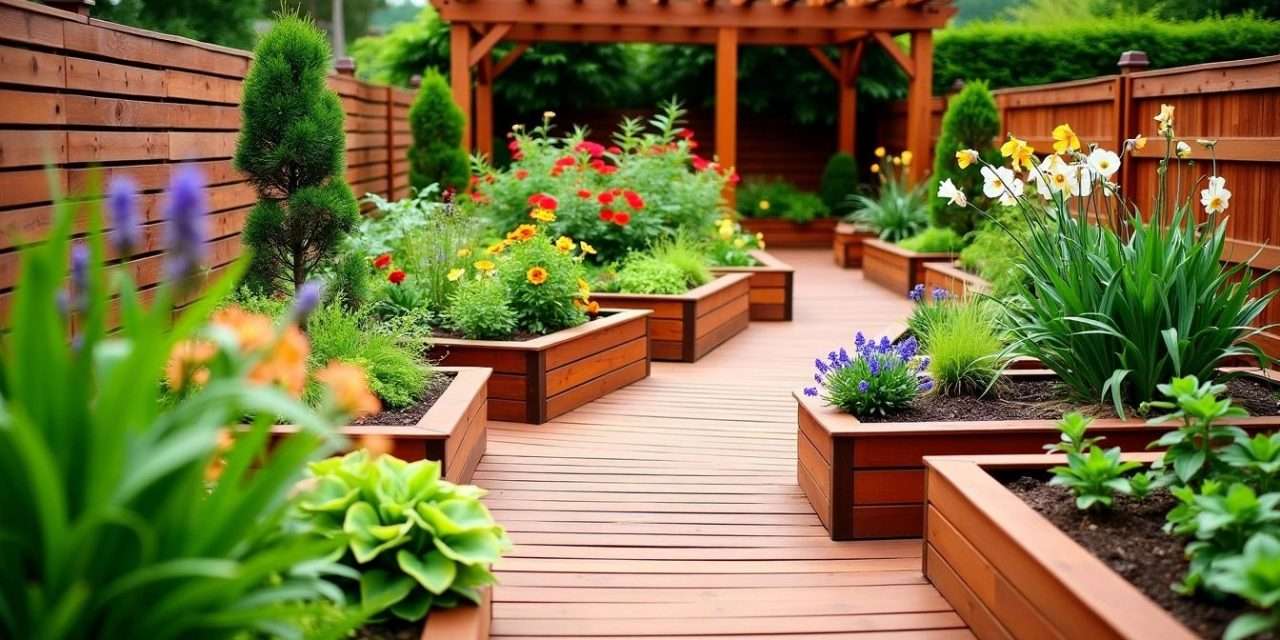 Transform Your Garden with Innovative Wood Landscaping Ideas