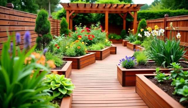 Transform Your Garden with Innovative Wood Landscaping Ideas